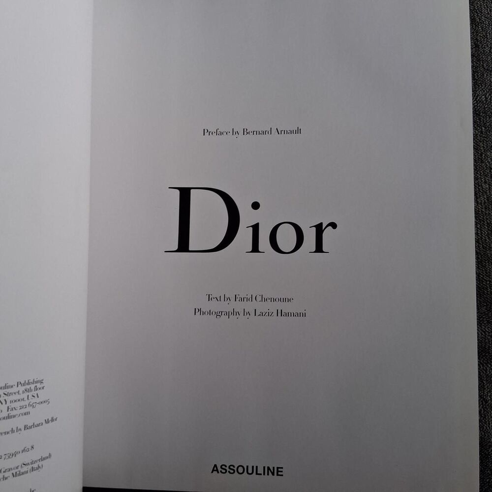 Dior Black and White Books